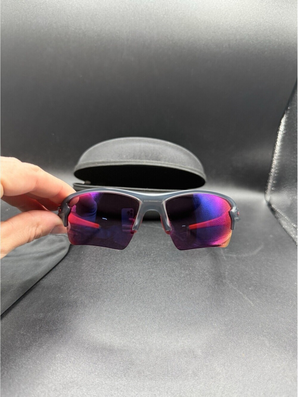 Oakley Flak 2.0 XL Matte Grey Smoke/Prizm Road Lenses OO9188-04